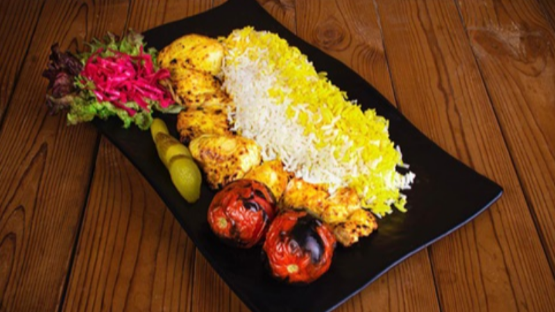 چلو جوجه کباب